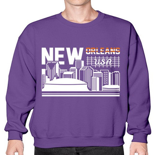 New Orleans 1465# - cities- Sweatshirt - Crew