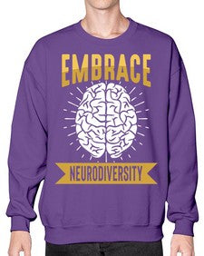 NewEmbraceNeurodiversity 199# - alzheimers- Sweatshirt - Crew