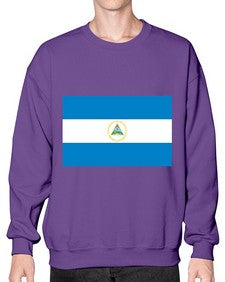 Nicaragua 1487# - world flags- Sweatshirt - Crew