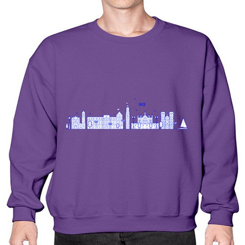 Nice 1488# - cities- Sweatshirt - Crew