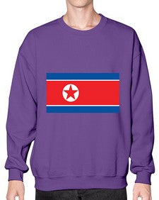 North Korea 1511# - world flags- Sweatshirt - Crew