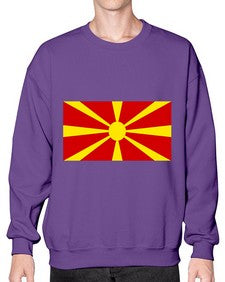 North Macedonia 1512# - world flags- Sweatshirt - Crew