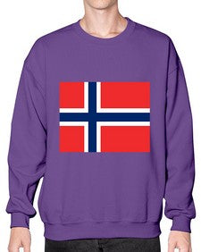 Norway 1513# - world flags- Sweatshirt - Crew