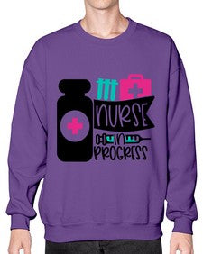 Nurse In Progress Style Style 1161# - nurse- Sweatshirt - Crew