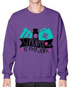 Nurse Is My Jam Style Style 1163# - nurse- Sweatshirt - Crew