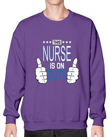 NursetransperntPNG Style 1263# - nurse- Sweatshirt - Crew