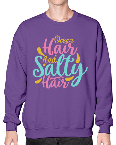 OCEAN HAIR SALTY HAIR Style 60# - summer- Sweatshirt - Crew