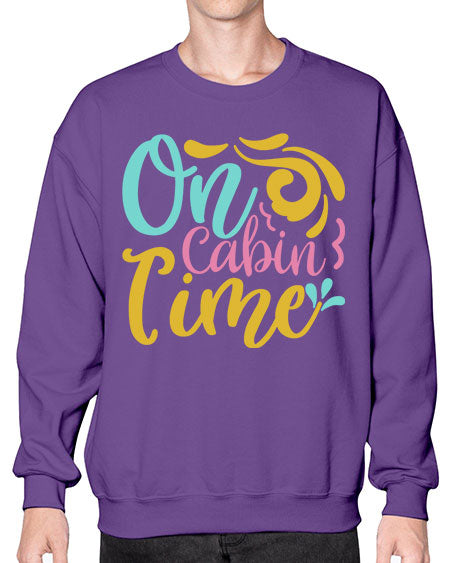ON CABIN TIME Style 59# - summer- Sweatshirt - Crew