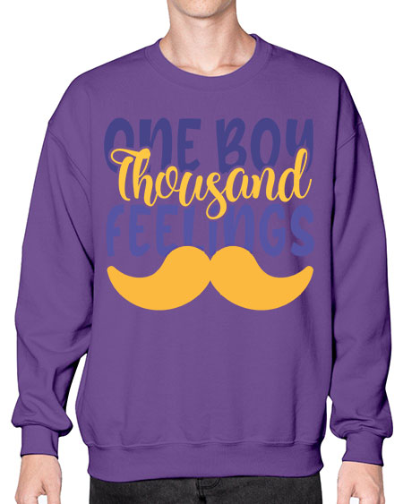 One Boy Thousand Feelings Style 173# - baby- Sweatshirt - Crew