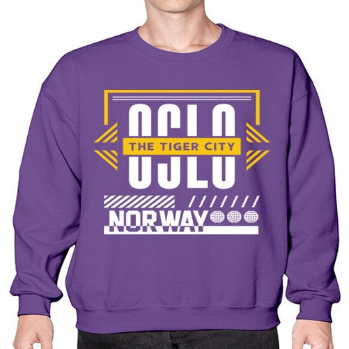 Oslo 1553# - cities- Sweatshirt - Crew