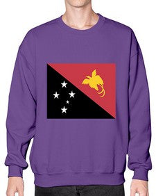 Papua New Guinea 1574# - world flags- Sweatshirt - Crew