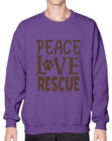 Peace Love Rescue Style 23# - cats- Sweatshirt - Crew