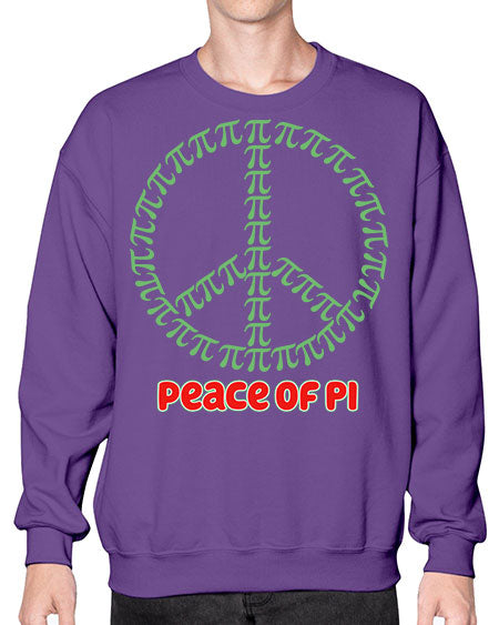 Peace Of Pi Sublimation Design 31# - pi- Sweatshirt - Crew