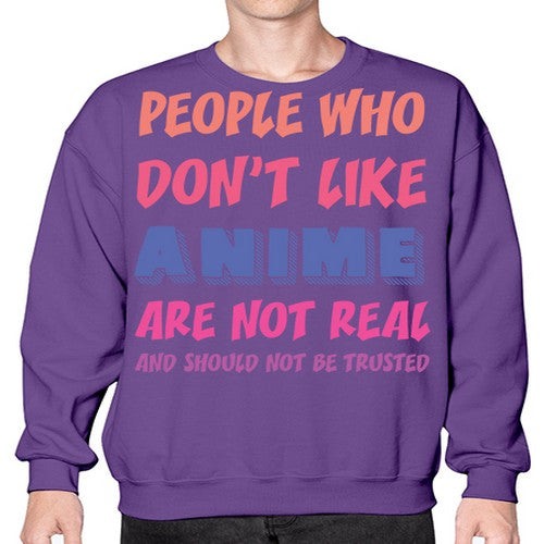 People Who Dont Like Anime Anime 274# - anime- Sweatshirt - Crew