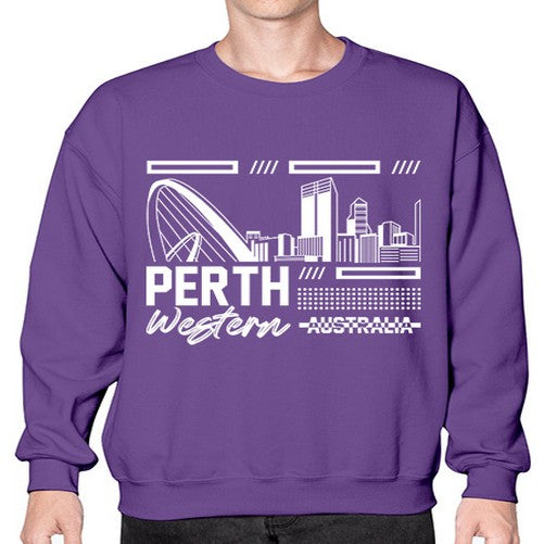 Perth 1597# - cities- Sweatshirt - Crew