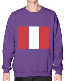 Peru 1599# - world flags- Sweatshirt - Crew