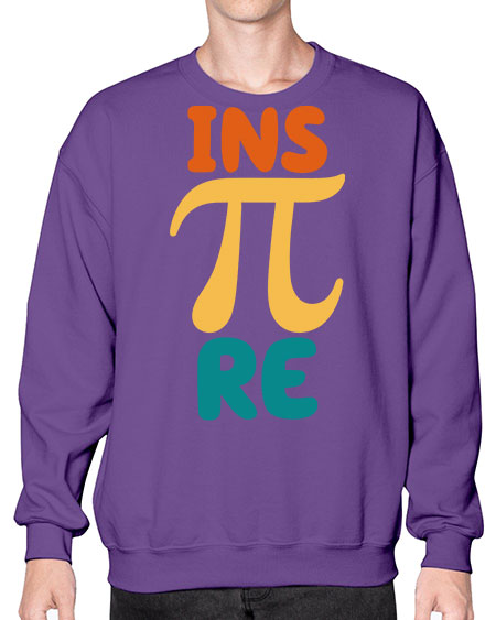 Pi Day SVG Sublimation Design 34# - pi- Sweatshirt - Crew