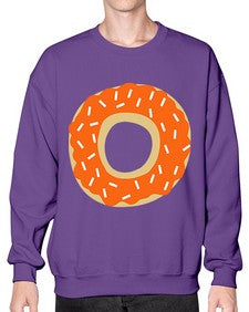 Pumpkindonut 204# - cartoon food- Sweatshirt - Crew