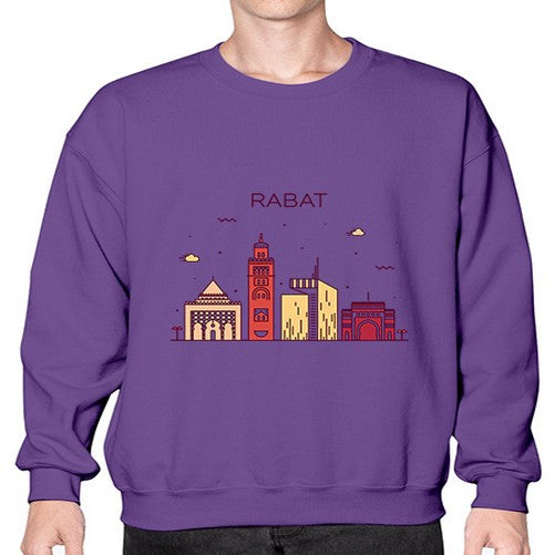 Rabat 1706# - cities- Sweatshirt - Crew