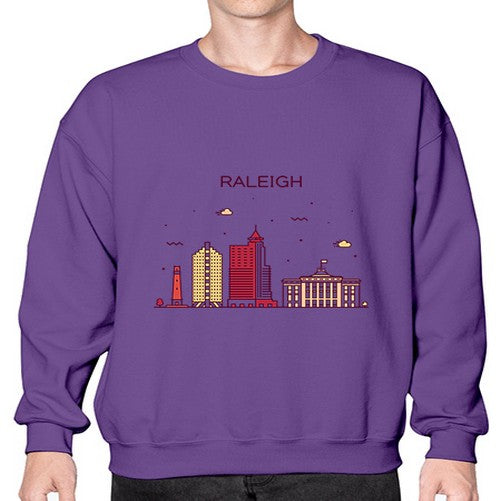 Raleigh 1710# - cities- Sweatshirt - Crew