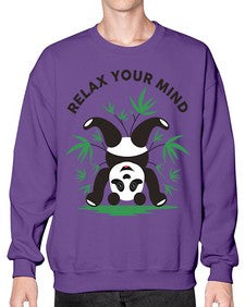 Relax Your Mind 496# - yoga- Sweatshirt - Crew