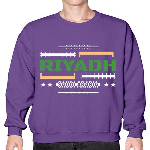Riyadh 1741# - cities- Sweatshirt - Crew