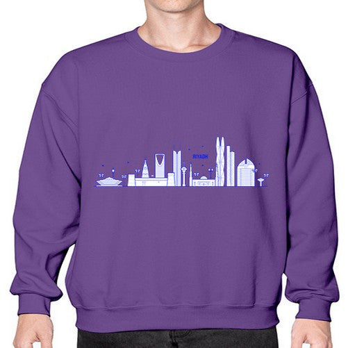 Riyadh 1743# - cities- Sweatshirt - Crew
