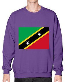 Saint Kitts and Nevis 1764# - world flags- Sweatshirt - Crew