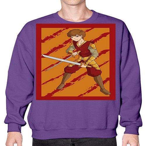 Samurai boy 95# - anime- Sweatshirt - Crew
