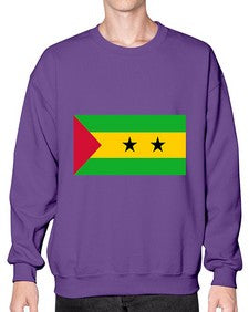 Sao Tome and Principe 1799# - world flags- Sweatshirt - Crew