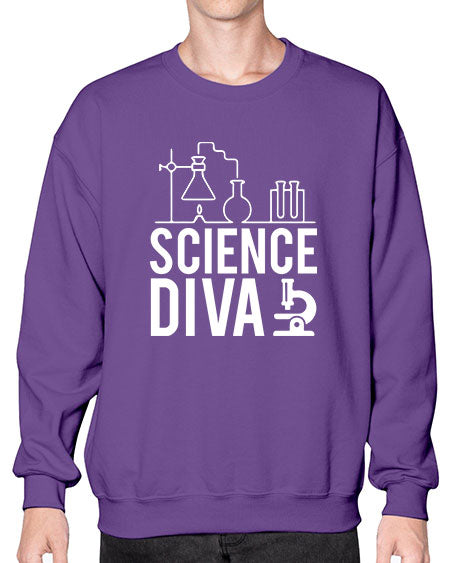 Science Diva 129# - general science- Sweatshirt - Crew