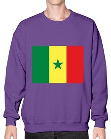 Senegal 1811# - world flags- Sweatshirt - Crew