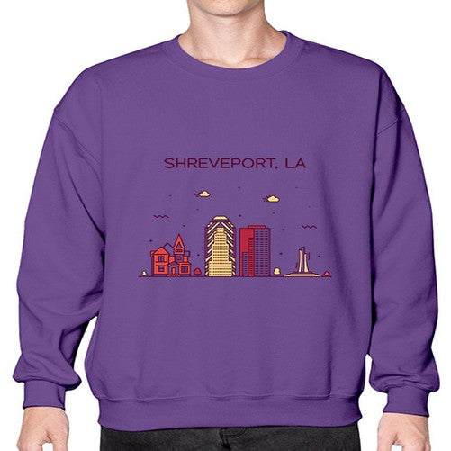 ShreveportLA 1840# - cities- Sweatshirt - Crew