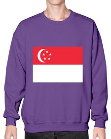 Singapore 1842# - world flags- Sweatshirt - Crew