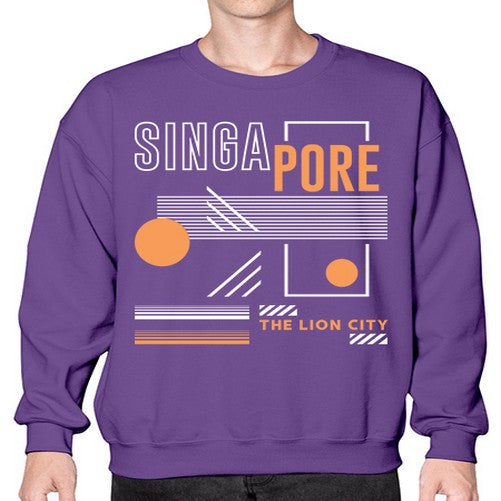 Singapore 1844# - cities- Sweatshirt - Crew