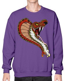 Snake 213# - cartoon animals- Sweatshirt - Crew