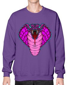 Snake 214# - cartoon animals- Sweatshirt - Crew