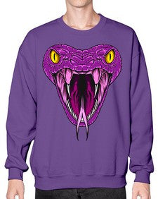 Snake 228# - cartoon animals- Sweatshirt - Crew