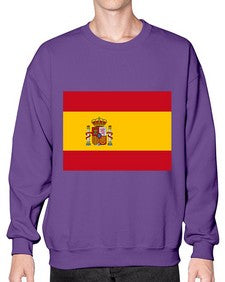 Spain 1874# - world flags- Sweatshirt - Crew