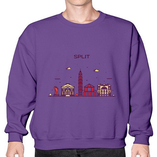 Split 1877# - cities- Sweatshirt - Crew
