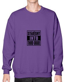 Straight into third grade 905# - third grade- Sweatshirt - Crew