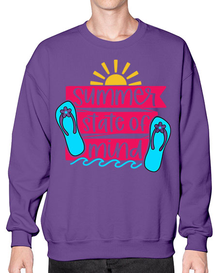 Summer State Of Mind Style 21# - summer- Sweatshirt - Crew