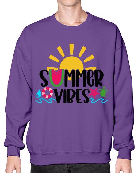 Summer Vibes Style 19# - summer- Sweatshirt - Crew