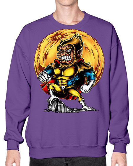 Super Monkey - Files - monkey- Sweatshirt - Crew