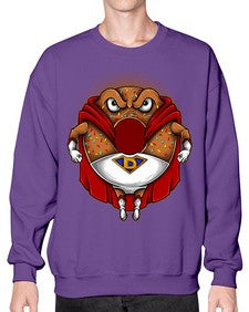 Super donut 243# - cartoon food- Sweatshirt - Crew