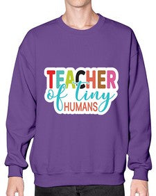 Teacher Of Tiny Humans 1457# - teacher- Sweatshirt - Crew