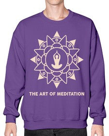 The Art of Meditation 543# - yoga- Sweatshirt - Crew