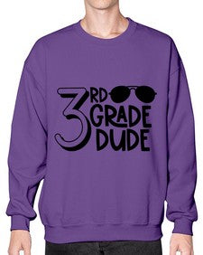 Third Grade Dude 957# - third grade- Sweatshirt - Crew