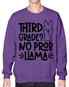 Third Grade No Prob 971# - third grade- Sweatshirt - Crew