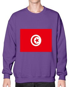 Tunisia 2014# - world flags- Sweatshirt - Crew